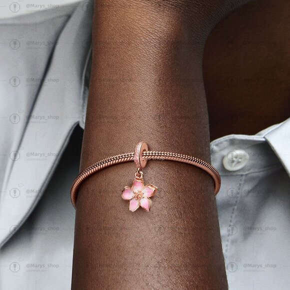 Pandora Cherry Blossom Dangle Charm - Picture 4 of 5